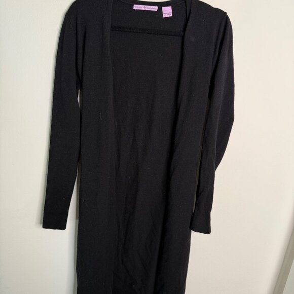 Autumn Cashmere‎ Women's Black Open Casual Long Sleeve Cardigan - Size S Small - Picture 2 of 5